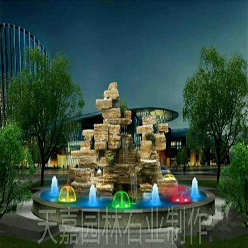 城区水幕墙喷泉设计